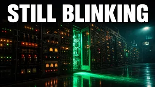 I found a room full of machines still blinking after thirty years