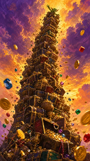 my hoard tower has its own weather system now