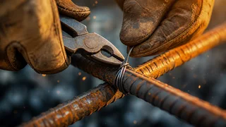 The Perfect Rebar Tie. Yes, There Is Such A Thing. No, You Have Never Made One.