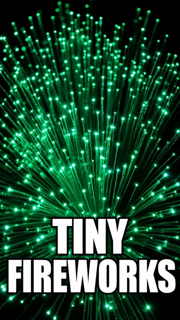 Fibre optics up close look like a firework that agreed to hold still