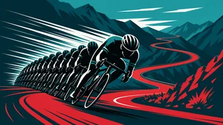 Nobody Noticed The Rider In 7th Won This Race On The Descent