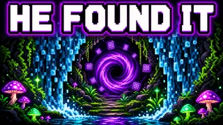 behind the waterfall. 26 years. nobody found this warp but me.
