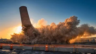 I Dropped A 90-Year-Old Chimney Exactly Where I Said I Would
