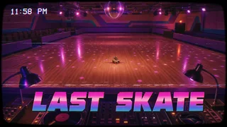 Somebody left their skates at centre floor and the rink closed around them