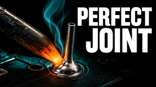 The perfect solder joint does not exist. I found it anyway, at 340 degrees.