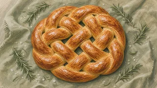i braided a bread with no beginning and no end