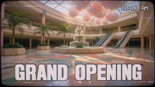 Grand opening footage of a mall that was never built (1987)
