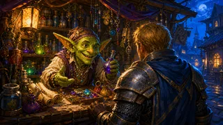 this goblin vendor sells a 4 copper flask that outperforms raid gear