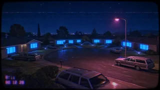 Every house on this street was watching the same channel at 3 AM